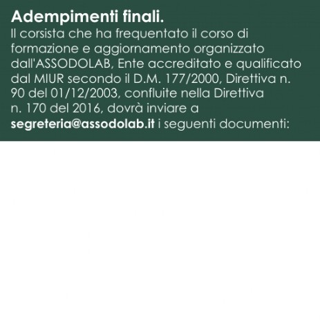 DSA, Disturbi Specifici dell'Apprendimento adempimenti finali